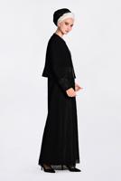 Vêtements hijab NOIR Robe de Costume T 3476