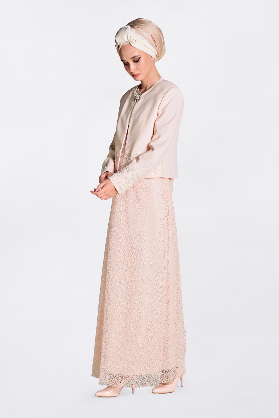 Vêtements hijab POUDRE Robe de Costume T 3476