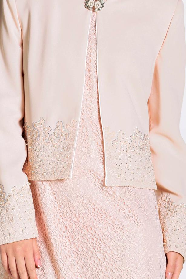 Vêtements hijab POUDRE Robe de Costume T 3476 - TRENDTESETTÜR