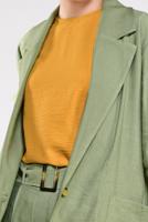 Tesettür giyim HAKİ RAHAT KESİM MEVSİMLİK TAKIM 96091