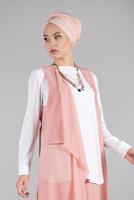 Vêtements hijab POUDRE T 0066 ZMN-PANTOLONLU TAKIM