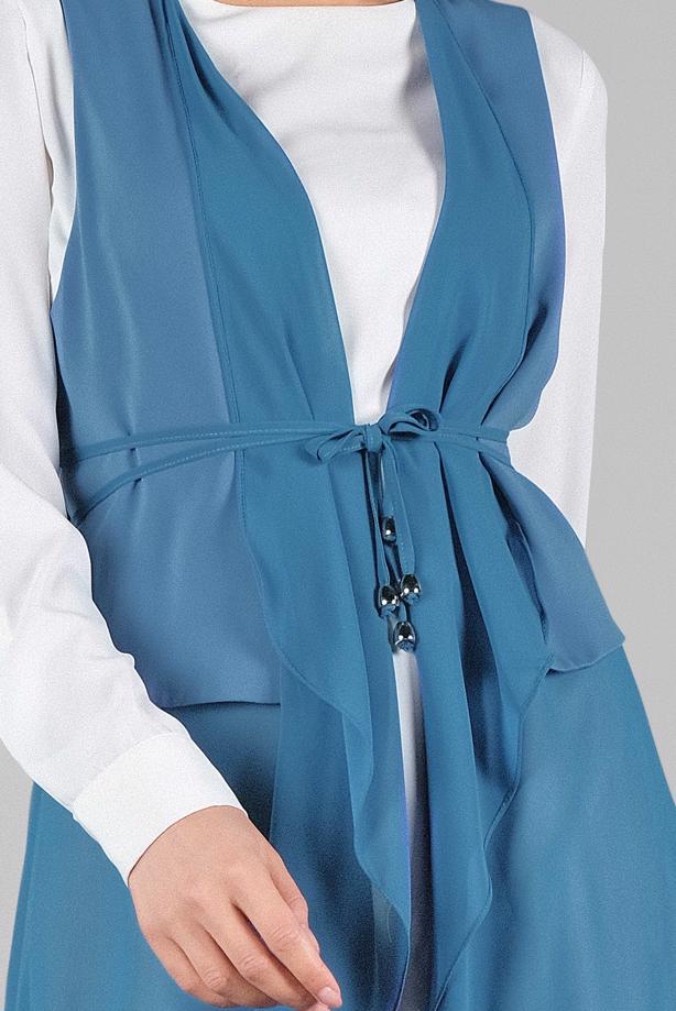 Vêtements hijab  T 0066 ZMN-PANTOLONLU TAKIM - TRENDTESETTÜR