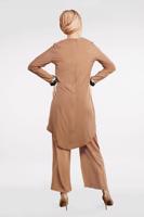 Vêtements hijab BRUN T 0591 FTZ-2′Lİ PANTOLONLU TAKIM