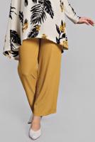 Tesettür giyim TURUNCU FİTİLLİ ÇİÇEK DESENLİ  2&prime;Lİ PANTOLONLU TAKIM 0825