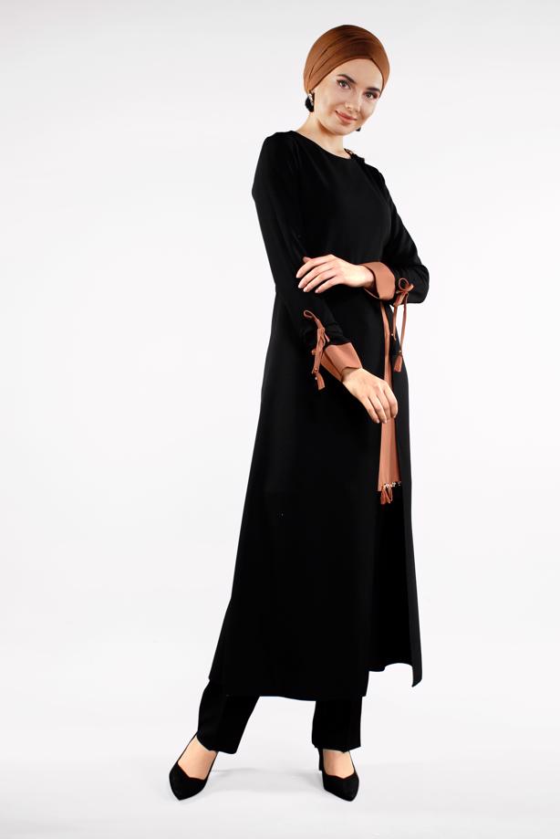 Vêtements hijab  Tassel Detailed Binary Pants Suit T 951  - TRENDTESETTÜR