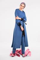 Vêtements hijab BLEU MARINE  Costume de Pantalon T 951 