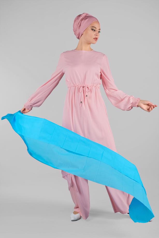 Vêtements hijab  T 3102 ZMN-PANTOLONLU TAKIM - TRENDTESETTÜR