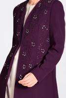 Tesettür giyim MÜRDÜM TAŞLI 3′LÜ PANTOLONLU TAKIM 3440