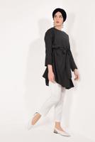 Vêtements hijab NOIR T 4782 Meri Store-Pantolonlu Takım