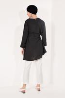 Vêtements hijab NOIR T 4782 Meri Store-Pantolonlu Takım