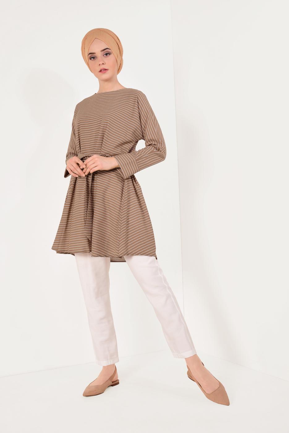 Hijab clothing TABA T 4782 Meri Store-Pantolonlu Takım