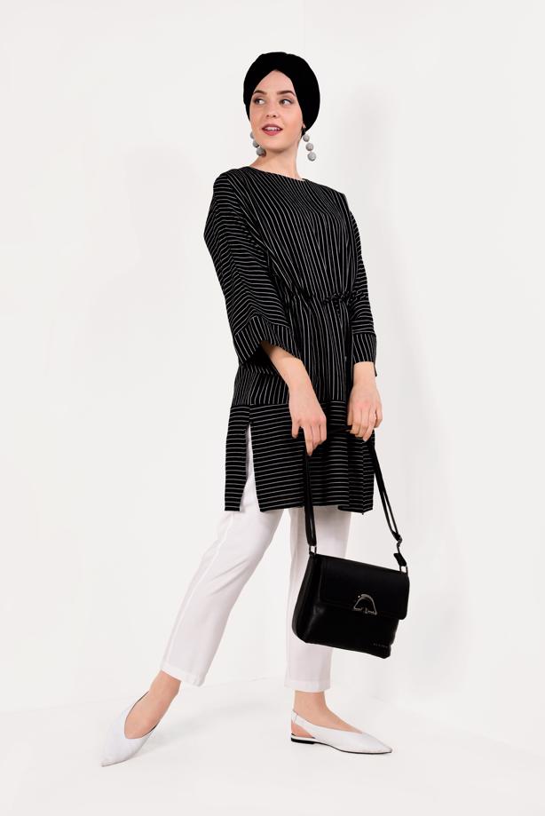 Vêtements hijab  T 5782 Meri Store-Pantolonlu Takım - TRENDTESETTÜR