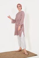 Vêtements hijab POUDRE T 5782 Meri Store-Pantolonlu Takım