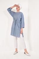 Vêtements hijab BLEU MARINE T 5782 Meri Store-Pantolonlu Takım