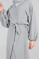 Hijab clothing GREY T 6116 ZNK-2′Lİ PANTOLONLU TAKIM