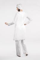 Tesettür giyim KREM PUL PAYET DETAYLI 2&prime;Lİ TAKIM 7812