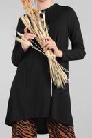 Tesettür giyim SİYAH ZEBRA DESEN FİTİLLİ 2&prime;Lİ PANTOLONLU TAKIM 8016 