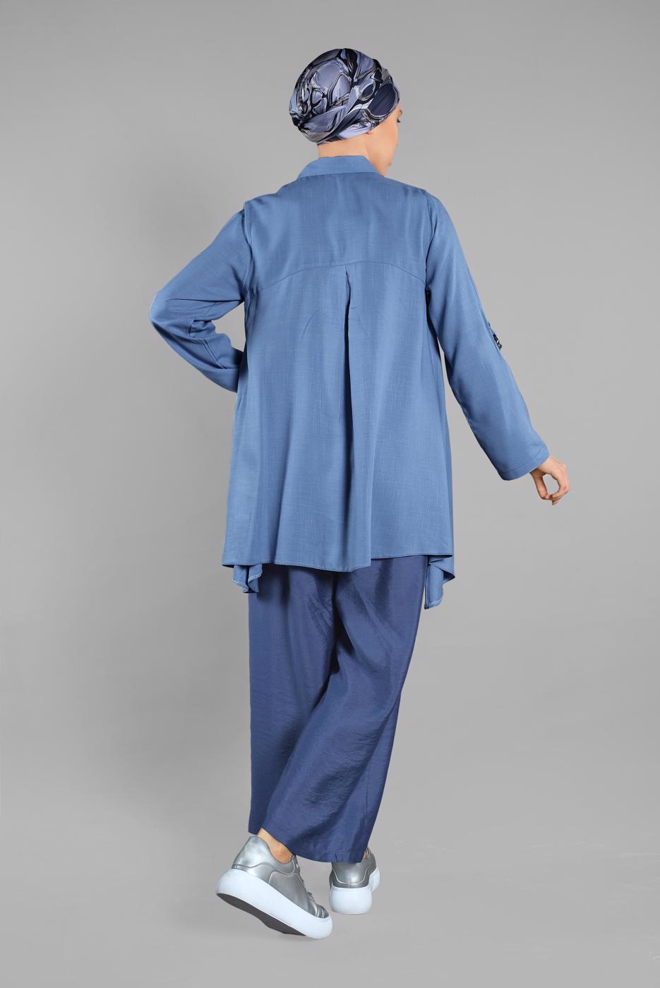 Vêtements hijab BLEU MARINE Tunique T 1912 