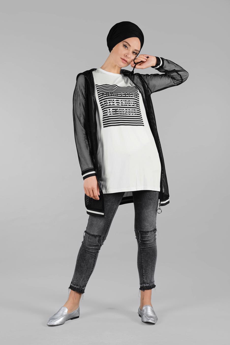 Vêtements hijab CRÈME Tunique T 3003