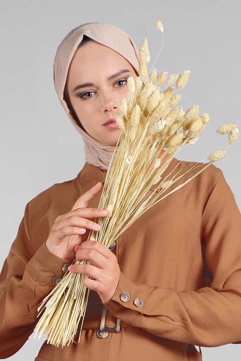 Hijab clothing TABA Pocket Embroidered Detail Buttoned Tunic T 3234 