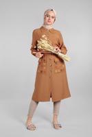 Hijab clothing TABA Pocket Embroidered Detail Buttoned Tunic T 3234 