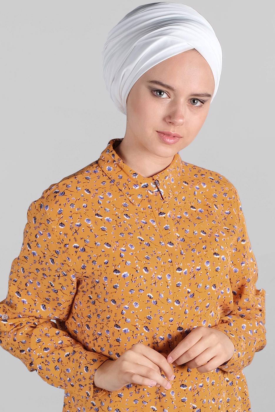 Vêtements hijab ORANGE Tunique T 4804-3 