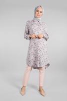 Vêtements hijab GRIS Tunique T 4804-3 