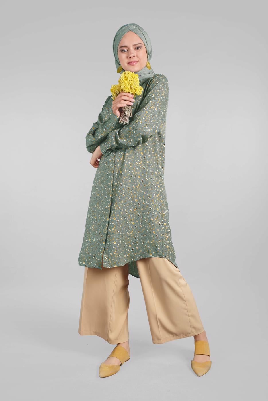 Vêtements hijab KAKI Tunique T 4804-3 