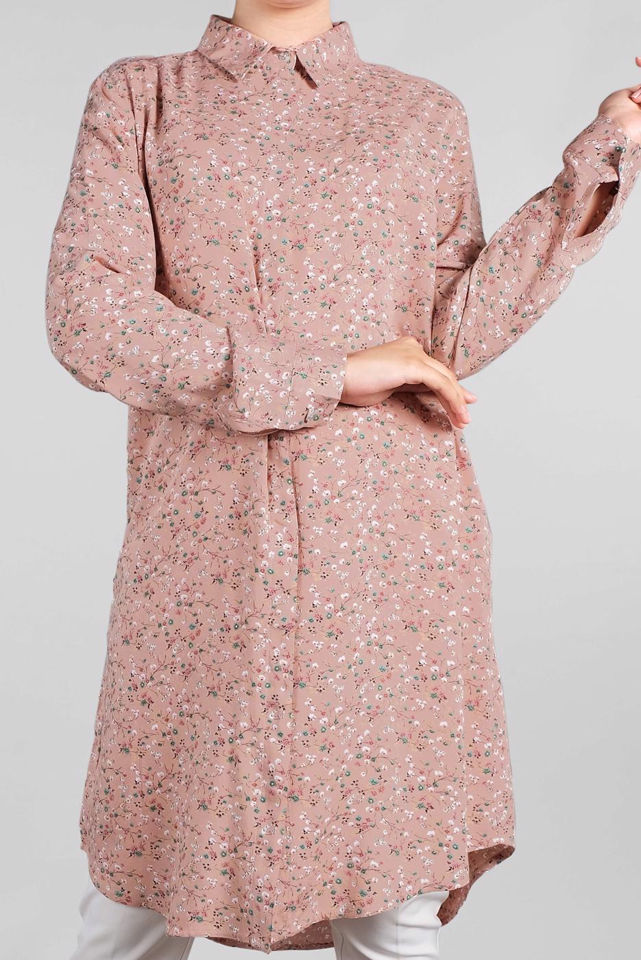 Vêtements hijab POUDRE Tunique T 4804-3 