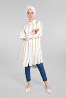 Vêtements hijab ÉCRU Tunique T 4804-3 