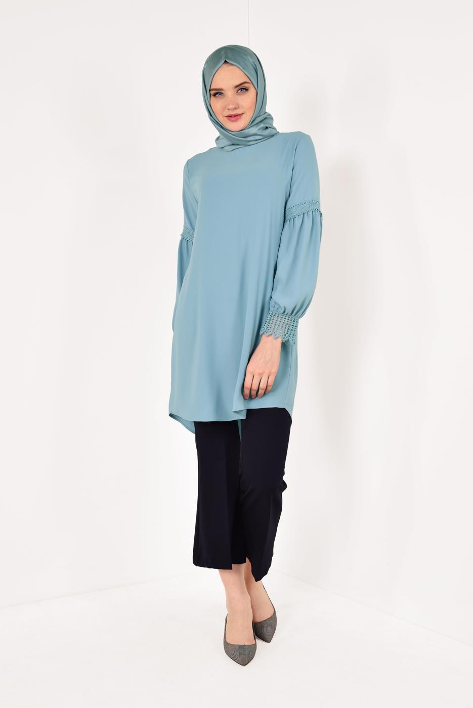 Vêtements hijab BLEU Tunique T 524310 