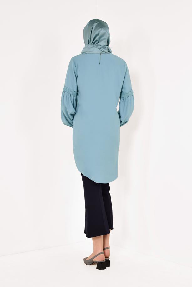 Vêtements hijab  Guipure Detail Tunic T 524310 - TRENDTESETTÜR