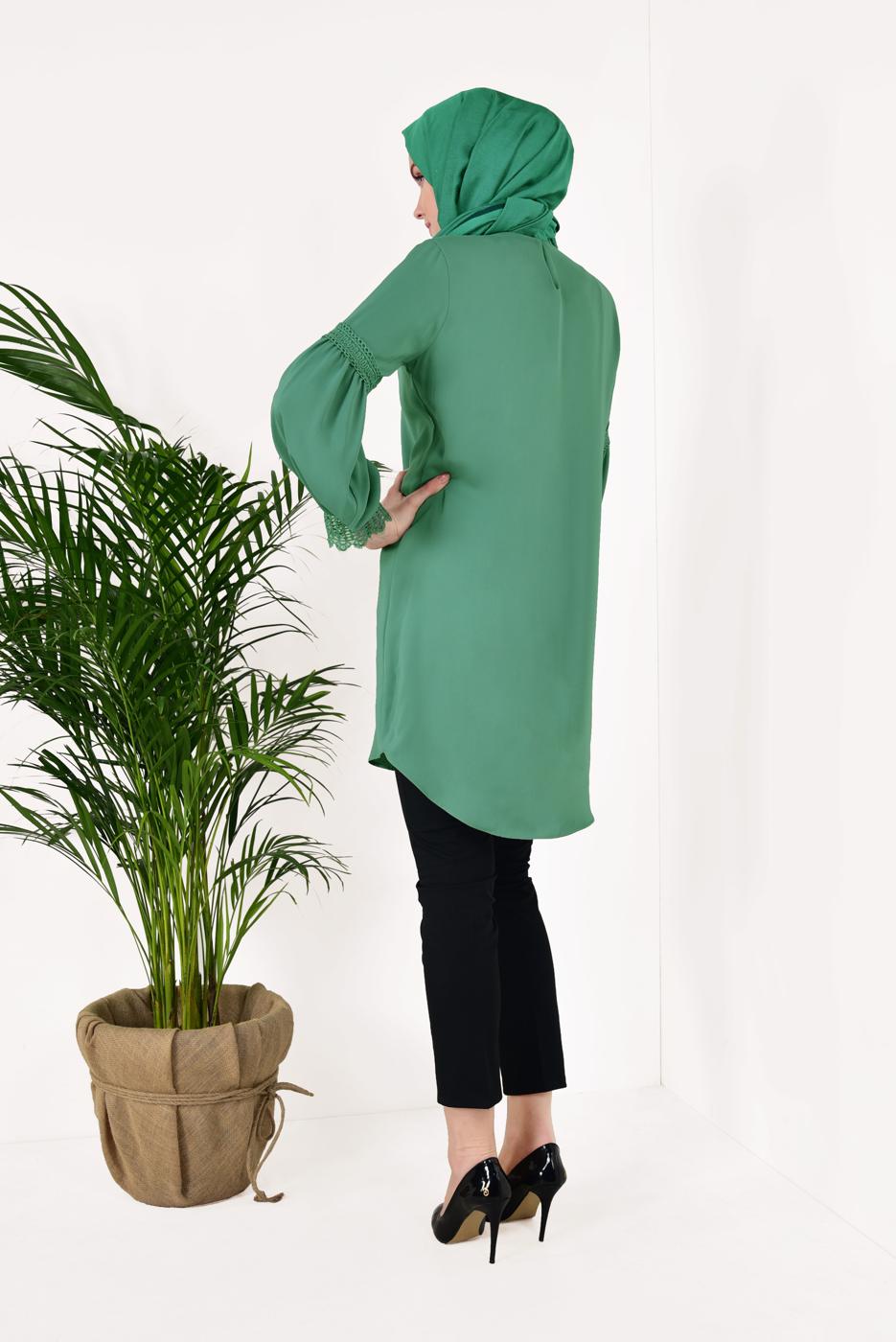 Vêtements hijab VERT T 524310 Lfb-Tunik
