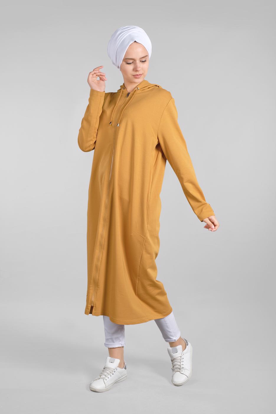 Vêtements hijab JAUNE Tunique T 20315