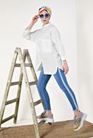 Vêtements hijab CRÈME TUNIQUE T 22991