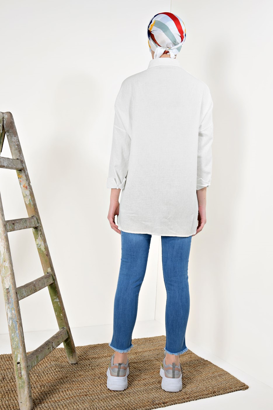 Vêtements hijab CRÈME TUNIQUE T 22991