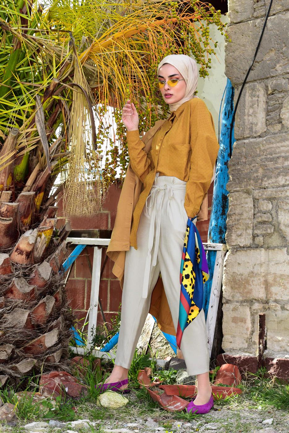 Vêtements hijab ORANGE T 22991 Pnk-Tunik