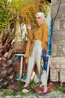 Vêtements hijab ORANGE T 22991 Pnk-Tunik