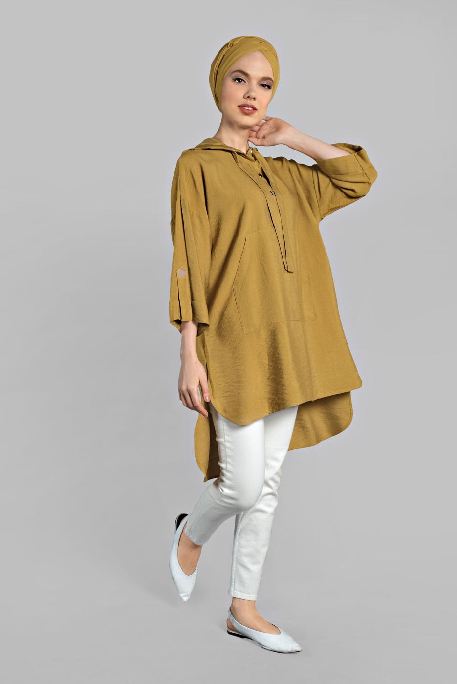 Vêtements hijab ORANGE Tunique T 36002