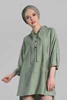 Vêtements hijab KAKI Tunique T 36002