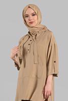Vêtements hijab BRUN Tunique T 36002