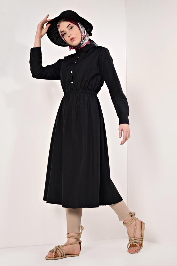 Vêtements hijab  SHIRRED WAIST TUNIC 60003 - TRENDTESETTÜR