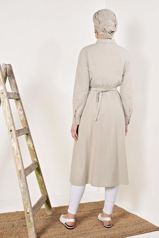 Vêtements hijab  SHIRRED WAIST TUNIC 60003 - TRENDTESETTÜR