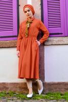 Vêtements hijab ORANGE TUNIQUE  60003
