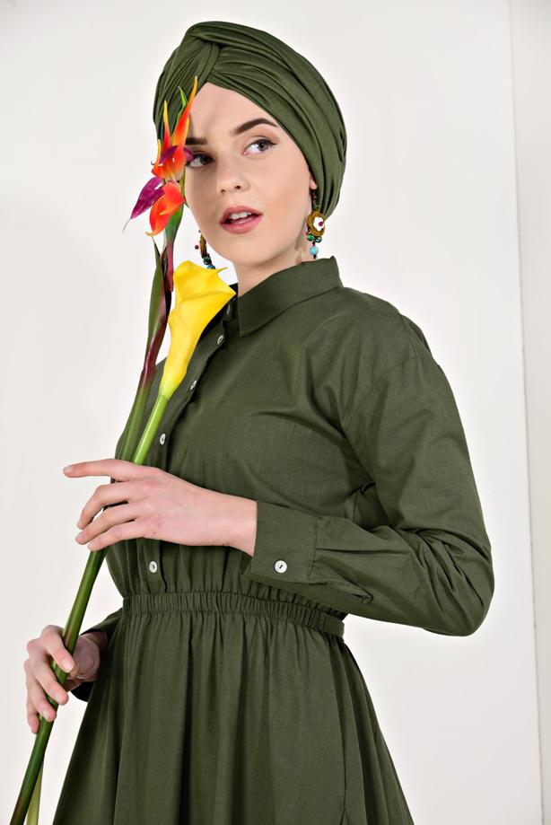 Vêtements hijab  SHIRRED WAIST TUNIC 60003 - TRENDTESETTÜR