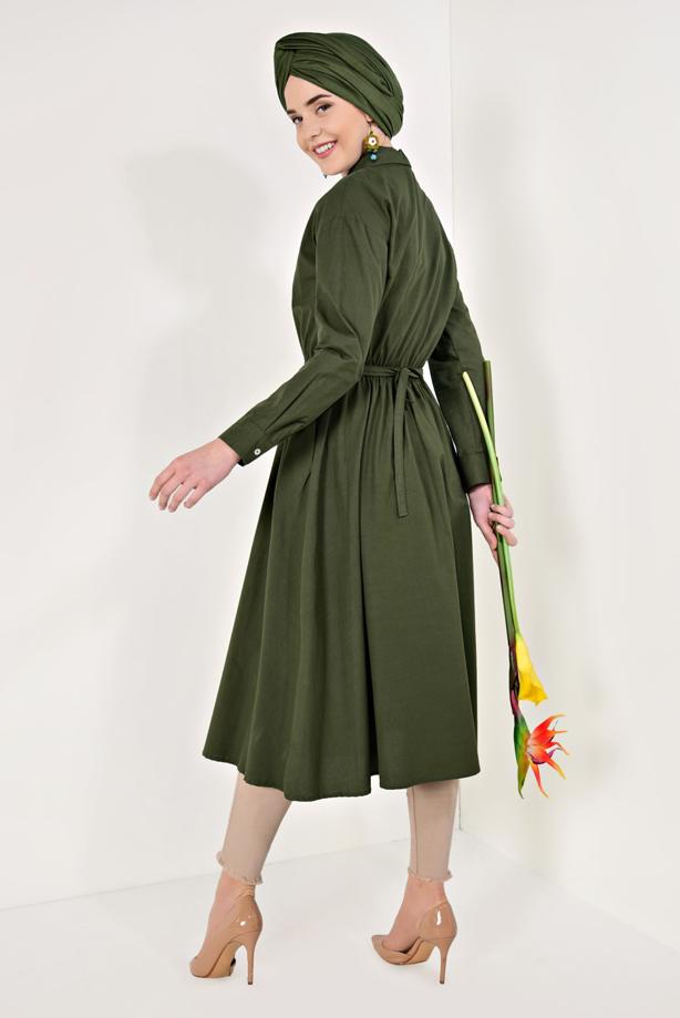 Vêtements hijab  SHIRRED WAIST TUNIC 60003 - TRENDTESETTÜR