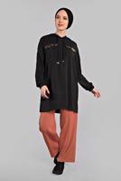 Vêtements hijab NOIR Tunique T 60191 