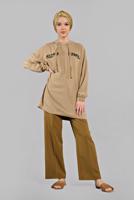 Vêtements hijab BRUN Tunique T 60191 