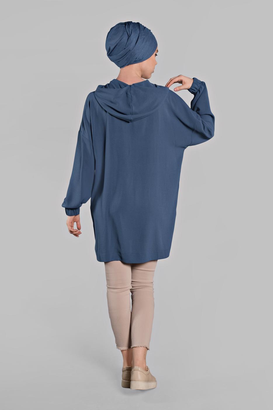 Vêtements hijab BLEU MARINE Tunique T 60191 