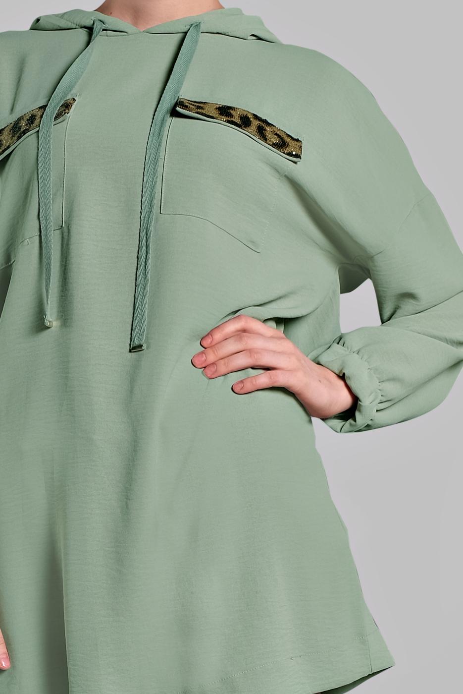 Vêtements hijab VERT Tunique T 60191 